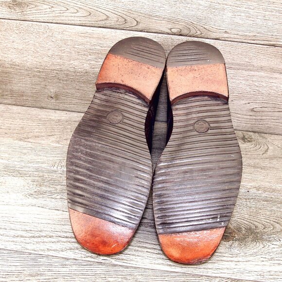 $995 GRAVATI Neiman Marcus 8 M Chukka PECCARY Brown 15950 * add $15 new Trees main image 16